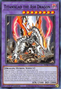 Titaniklad the Ash Dragon - Structure Deck: Albaz Strike (SDAZ) #SDAZ-EN043 - Common / Short Print YuGiOh Trading Card