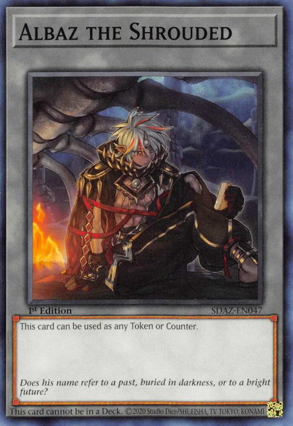 Albaz the Shrouded trading card from Structure Deck: Albaz Strike Albaz the Shrouded - Structure Deck: Albaz Strike YuGiOh trading card