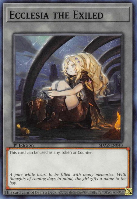 Ecclesia the Exiled - Structure Deck: Albaz Strike YuGiOh trading card