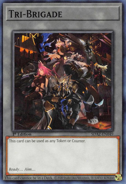 Tri-Brigade trading card from Structure Deck: Albaz Strike Tri-Brigade - Structure Deck: Albaz Strike YuGiOh trading card