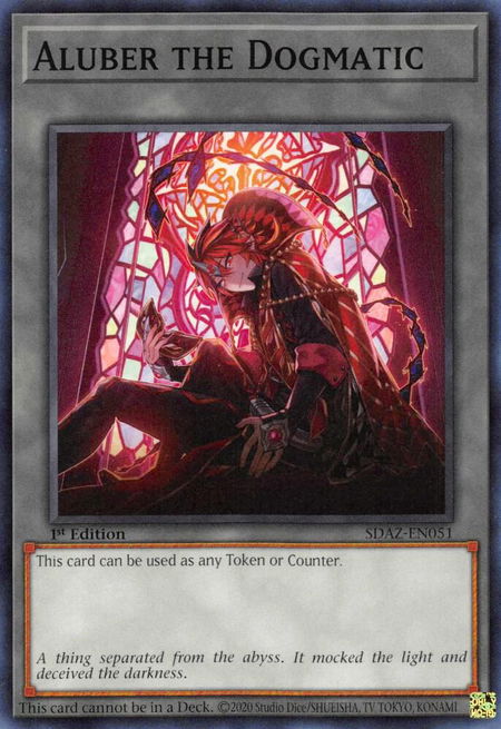 Aluber the Dogmatic - Structure Deck: Albaz Strike YuGiOh trading card