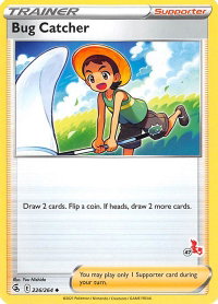 Bug Catcher - 226/264 (#47 Cinderace Stamped) - Battle Academy 2022 (BA22) #226/264 - Promo Pokémon Trading Card