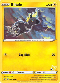 Blitzle - 053/185 (#2 Pikachu Stamped) - Battle Academy 2022 (BA22) #053/185 - Promo Pokémon Trading Card