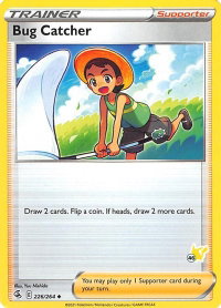 Bug Catcher - 226/264 (#46 Pikachu Stamped) - Battle Academy 2022 (BA22) #226/264 - Promo Pokémon Trading Card