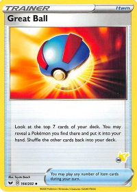 Great Ball - 164/202 (#38 Pikachu Stamped) - Battle Academy 2022 (BA22) #164/202 - Promo Pokémon Trading Card