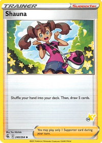 Shauna - 240/264 (#24 Pikachu Stamped) - Battle Academy 2022 (BA22) #240/264 - Promo Pokémon Trading Card