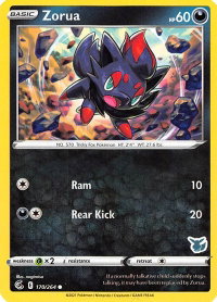 Zorua - 170/264 (Eevee Stamped) - Battle Academy 2022 (BA22) #170/264 - Promo Pokémon Trading Card
