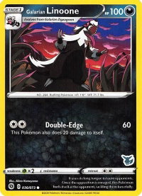 Galarian Linoone - 036/073 (Eevee Stamped) - Battle Academy 2022 (BA22) #036/073 - Promo Pokémon Trading Card