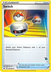 Switch - 183/202 (Eevee Stamped) - Battle Academy 2022 (BA22) #183/202 - Promo Pokémon Trading Card