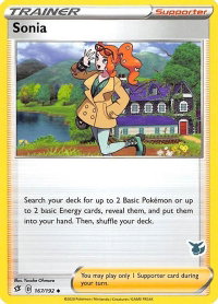 Sonia - 167/192 (Eevee Stamped) - Battle Academy 2022 (BA22) #167/192 - Promo Pokémon Trading Card