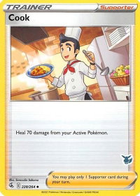 Cook - 228/264 (Eevee Stamped) - Battle Academy 2022 (BA22) #228/264 - Promo Pokémon Trading Card