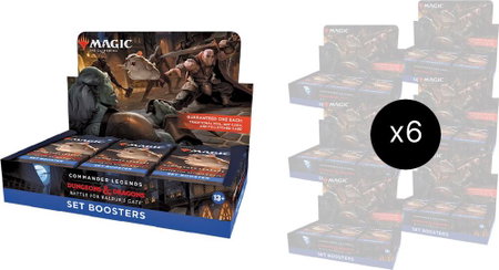 Commander Legends: Battle for Baldur's Gate - Set Booster Box Case trading card from Commander Legends: Battle for Baldur's Gate Commander Legends: Battle for Baldur's Gate - Set Booster Box Case - Commander Legends: Battle for Baldur's Gate Magic: The Gathering trading card