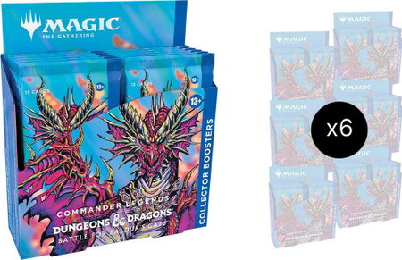 Commander Legends: Battle for Baldur's Gate - Collector Booster Display Case - Commander Legends: Battle for Baldur's Gate Magic: The Gathering trading card