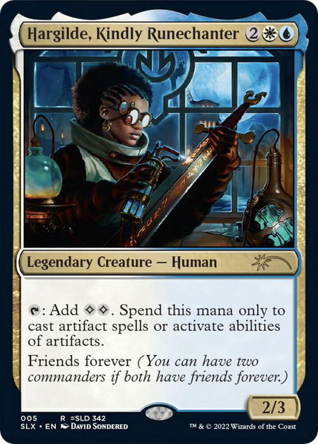Hargilde, Kindly Runechanter - SLX Cards Magic: The Gathering trading card