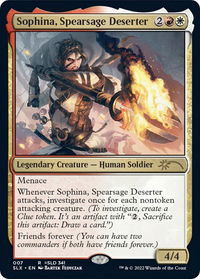 Sophina, Spearsage Deserter - SLX Cards (SLX) #7 - Rare Magic: The Gathering Trading Card