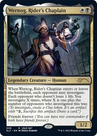 Wernog, Rider's Chaplain - SLX Cards (SLX) #8 - Rare Magic: The Gathering Trading Card