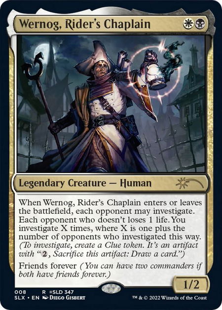 Wernog, Rider's Chaplain - SLX Cards Magic: The Gathering trading card