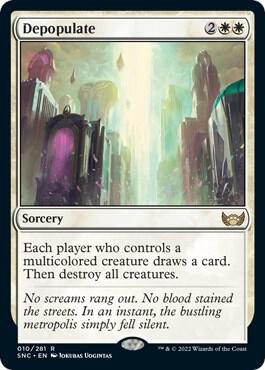 Depopulate - Streets of New Capenna Magic: The Gathering trading card