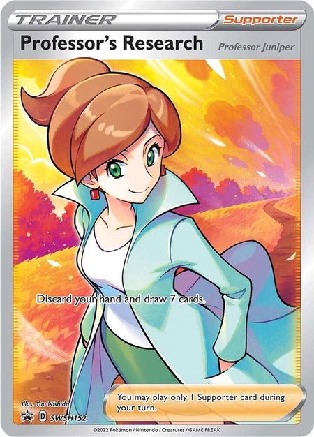 Professor's Research - SWSH152 trading card from SWSH: Sword & Shield Promo Cards Professor's Research - SWSH152 - SWSH: Sword & Shield Promo Cards Pokémon trading card