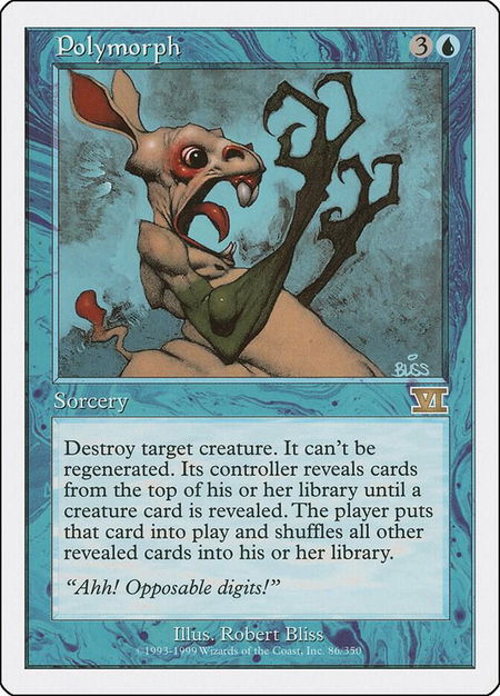 Polymorph - Classic Sixth Edition Magic: The Gathering trading card