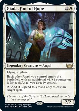 Giada, Font of Hope - Streets of New Capenna Magic: The Gathering trading card