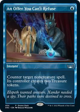 An Offer You Can't Refuse - Promo Pack: Streets of New Capenna Magic: The Gathering trading card