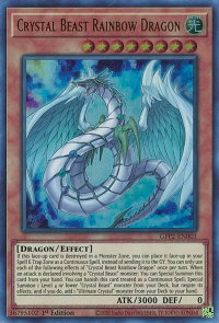 Crystal Beast Rainbow Dragon - Ghosts From the Past: The 2nd Haunting (GFP2) #GFP2-EN001 - Ultra Rare YuGiOh Trading Card