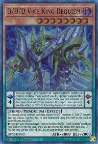 D/D/D Vice King Requiem - Ghosts From the Past: The 2nd Haunting (GFP2) #GFP2-EN002 - Ultra Rare YuGiOh Trading Card