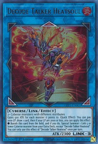 Decode Talker Heatsoul - Ghosts From the Past: The 2nd Haunting (GFP2) #GFP2-EN005 - Ultra Rare YuGiOh Trading Card