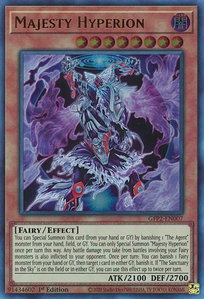 Majesty Hyperion - Ghosts From the Past: The 2nd Haunting (GFP2) #GFP2-EN007 - Ultra Rare YuGiOh Trading Card