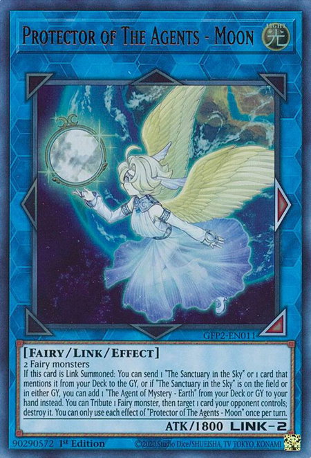 Protector of The Agents - Moon - Ghosts From the Past: The 2nd Haunting YuGiOh trading card