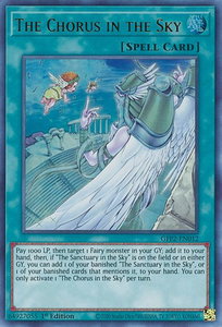 The Chorus in the Sky - Ghosts From the Past: The 2nd Haunting (GFP2) #GFP2-EN012 - Ultra Rare YuGiOh Trading Card