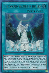 The Sacred Waters in the Sky - Ghosts From the Past: The 2nd Haunting (GFP2) #GFP2-EN013 - Ultra Rare YuGiOh Trading Card