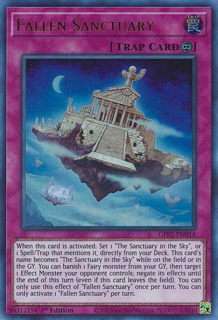 Fallen Sanctuary - Ghosts From the Past: The 2nd Haunting YuGiOh trading card