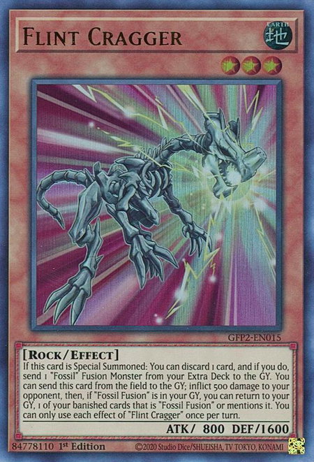 Flint Cragger - Ghosts From the Past: The 2nd Haunting YuGiOh trading card