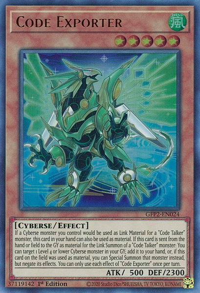 Code Exporter - Ghosts From the Past: The 2nd Haunting YuGiOh trading card