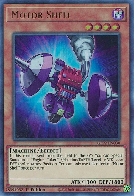 Motor Shell - Ghosts From the Past: The 2nd Haunting YuGiOh trading card