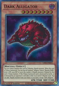 Dark Alligator - Ghosts From the Past: The 2nd Haunting (GFP2) #GFP2-EN033 - Ultra Rare YuGiOh Trading Card