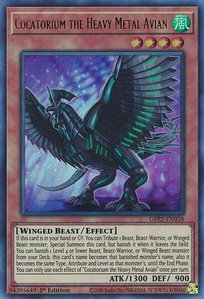 Cocatorium the Heavy Metal Avian - Ghosts From the Past: The 2nd Haunting (GFP2) #GFP2-EN038 - Ultra Rare YuGiOh Trading Card