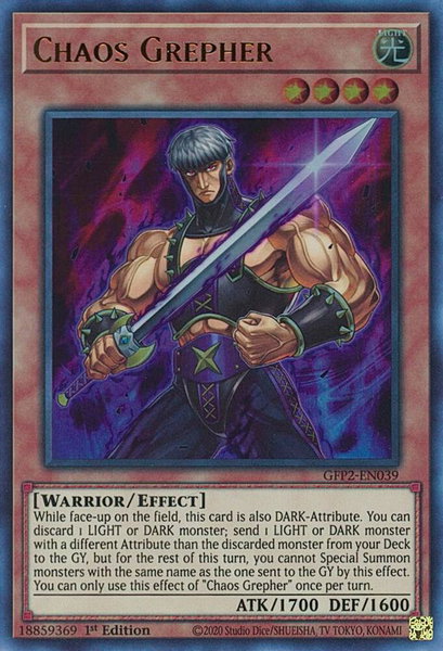 Chaos Grepher - Ghosts From the Past: The 2nd Haunting YuGiOh trading card
