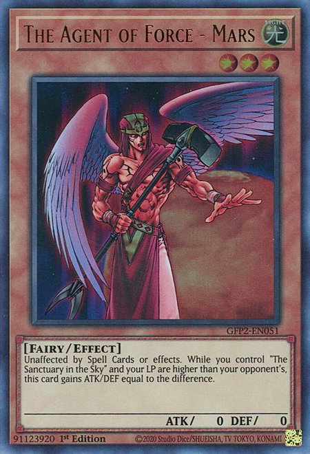 The Agent of Force - Mars - Ghosts From the Past: The 2nd Haunting YuGiOh trading card