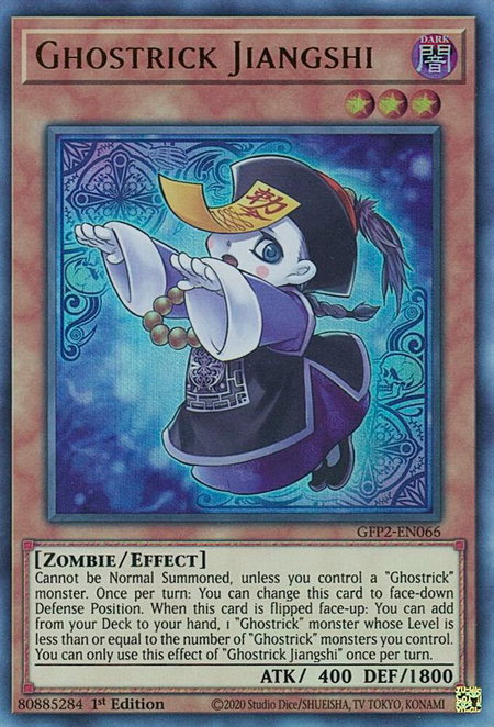 Ghostrick Jiangshi - Ghosts From the Past: The 2nd Haunting YuGiOh trading card