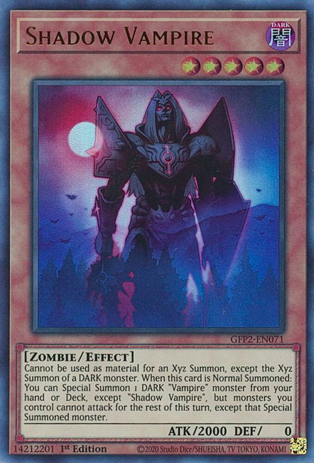 Shadow Vampire - Ghosts From the Past: The 2nd Haunting YuGiOh trading card