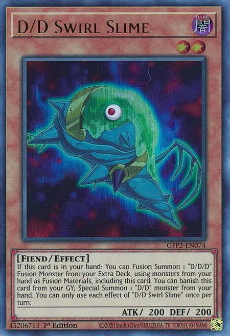 D/D Swirl Slime - Ghosts From the Past: The 2nd Haunting YuGiOh trading card