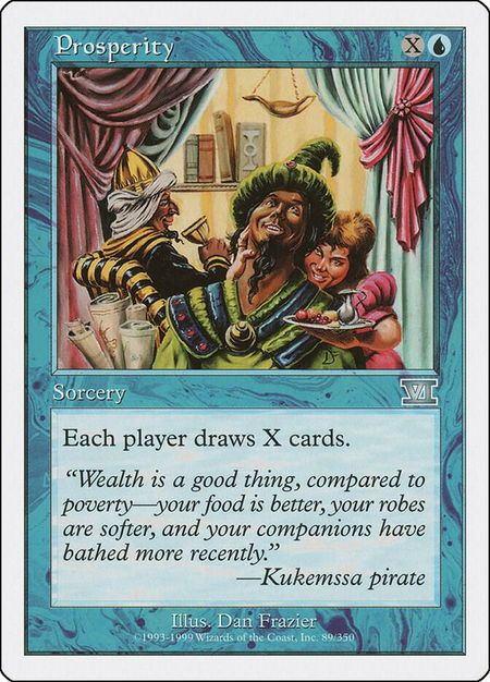 Prosperity - Classic Sixth Edition Magic: The Gathering trading card