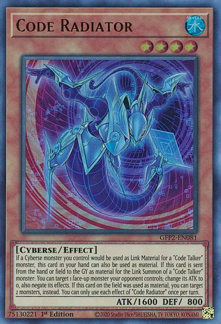 Code Radiator - Ghosts From the Past: The 2nd Haunting YuGiOh trading card