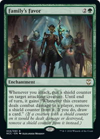 Family's Favor - Commander: Streets of New Capenna (NCC) #59 - Rare Magic: The Gathering Trading Card