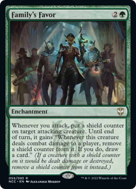 Family's Favor - Commander: Streets of New Capenna Magic: The Gathering trading card