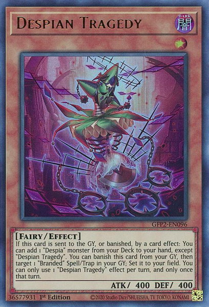 Despian Tragedy - Ghosts From the Past: The 2nd Haunting YuGiOh trading card