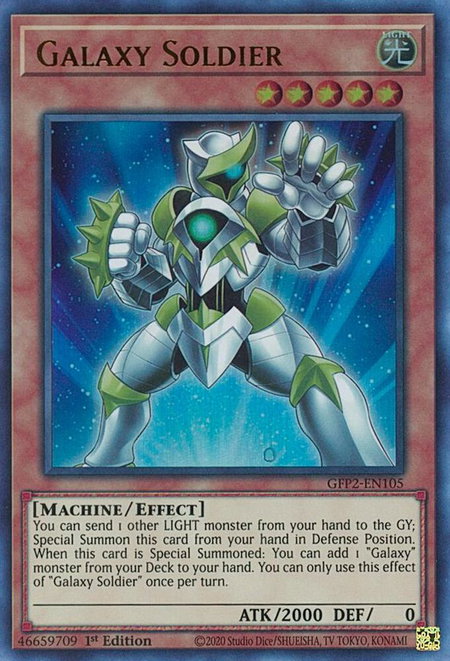 Galaxy Soldier - Ghosts From the Past: The 2nd Haunting YuGiOh trading card